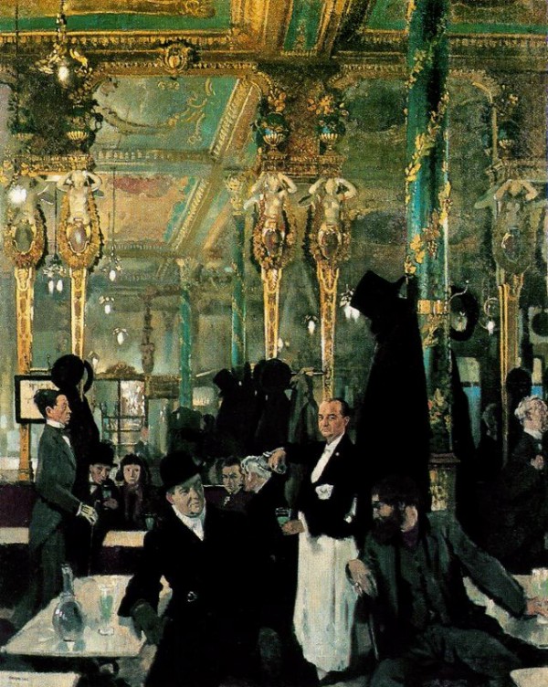 William Orpen -The Café Royal, London